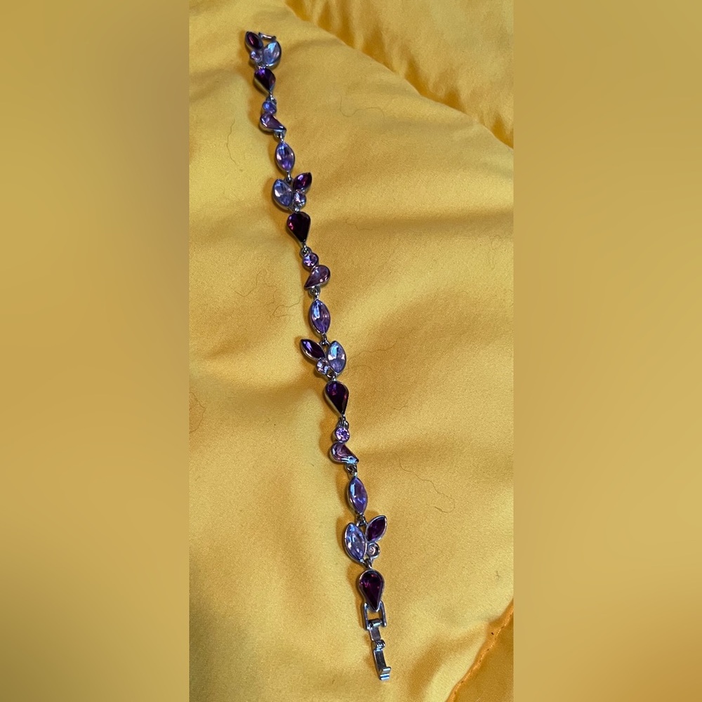 Sterling silver Purple bracelet